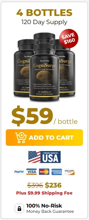 CogniSurge 4 bottles